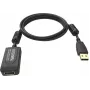 Kabel USB USB 2.0 Vision TC 5MUSBEXT+/BL czarny 5 m