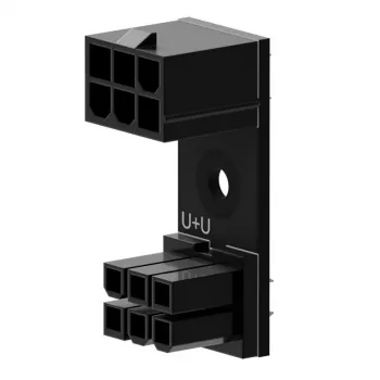 Adapter 6-pin PCIe 180° U+U Singularity (SC-A-PCIE6-UU) — adapter kątowy 6-pin PCI Express