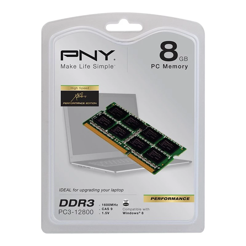 Moduł pamięci PNY DDR3 8 GB 1600 MHz 1 x 8 GB