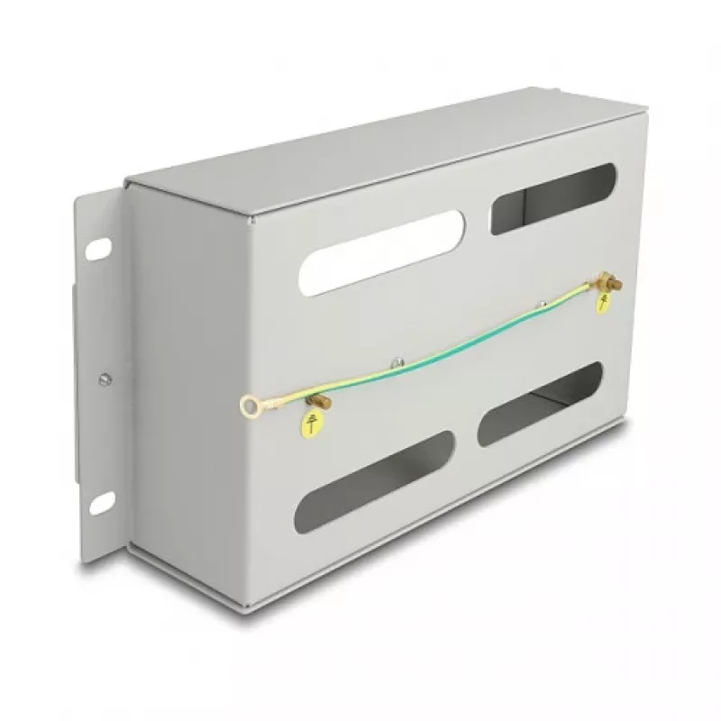 Listwa zaślepiająca DELOCK 67319 do szafy rack, obudowa metalowa szara, 1 szt.