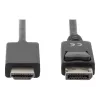 Kabel adapterowy DisplayPort 1.2 z blokadą 4K 60Hz UHD Typ DP/HDMI A M/M czarny 2 m