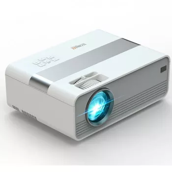 Technaxx TX-127 Standard Throw Projector 2000 ANSI Lumens LCD 1080p (1920x1080) Silver White