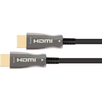 AOC Hybrydowy kabel HDMI 2.1 Ultra-High-Speed, 8K @60 Hz / 4K @120 Hz, 48 Gbit/s, czarny, 50 m, PYTHON (AOC-H21050)