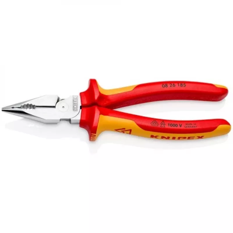 Szczypce półokrągłe Knipex 08 26 185 Długość cięcia 1,3 cm