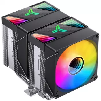 Chłodzenie procesora Jonsbo CR-1400 DV2 z wentylatorem 120 mm, czarne