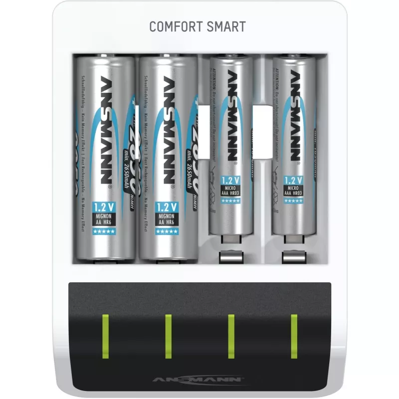 Ładowarka do akumulatorów Ansmann Comfort Smart USB do akumulatorów domowych