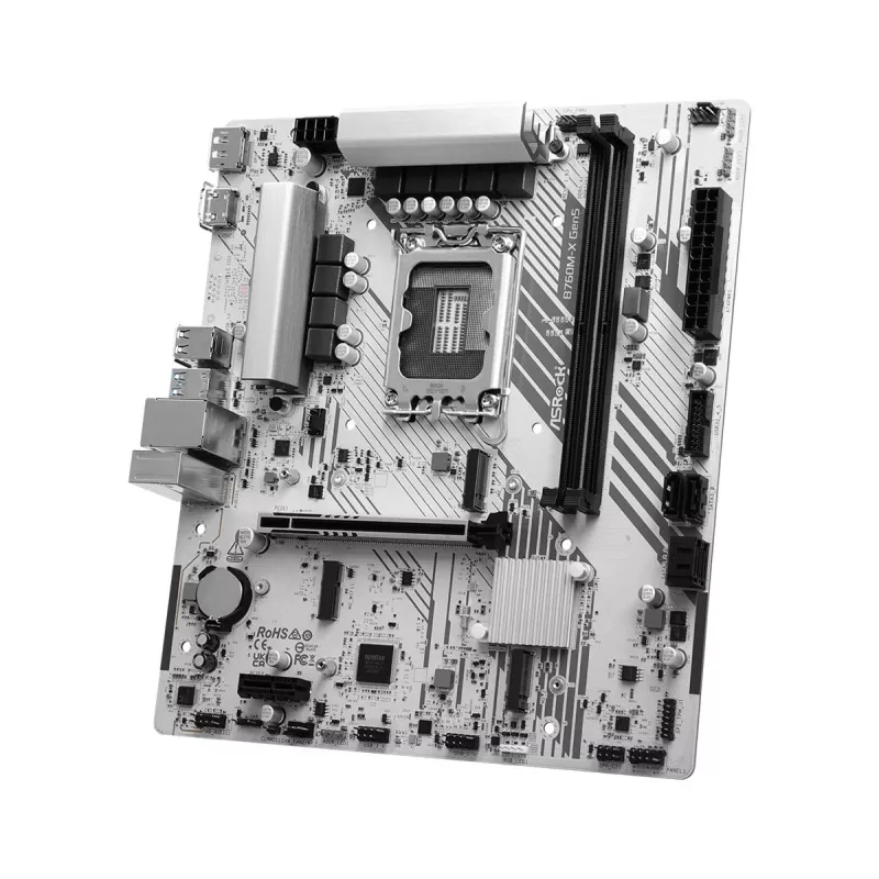 Płyta główna ASROCK B760M-X GEN5 mATX dla LGA1700, 2× DDR5, DisplayPort i HDMI