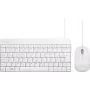 Perixx PERIDUO-212 Zestaw klawiatura i mysz USB, niemiecki, biały (PERIDUO-212 DE W)