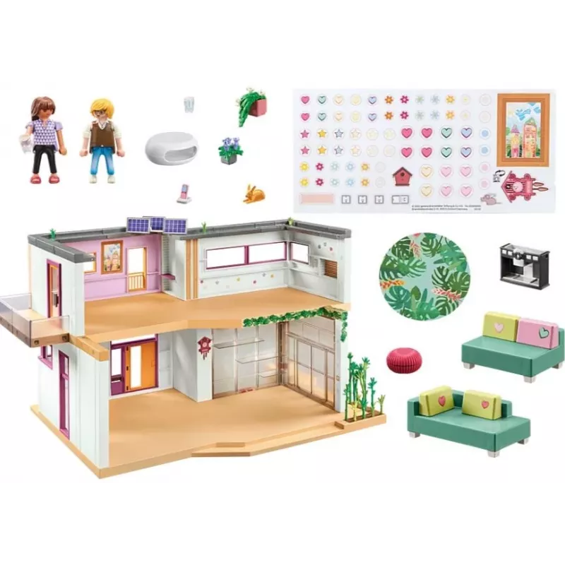 Zestaw figurek My Life 71607 Dom mieszkalny z ogrodem zimowym