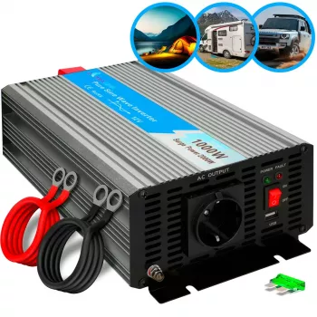 Przetwornica napięcia Extralink OPIP-1000W 12V 230V 1000W czysty sinus
