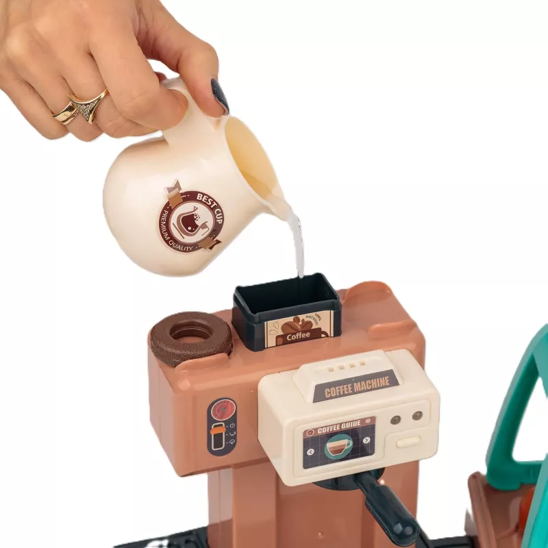 Extralink Zestaw Zabawek Mały Barista Ekspres Kawiarnia 40 EL.