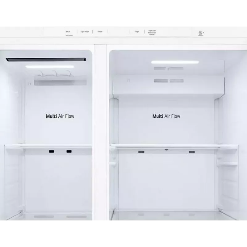LG GSLC40SWPE lodówka side-by-side wolnostojąca 638 L biała