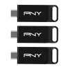Pamięć USB PNY Elite 128 GB USB Type-C 3.2 Gen 1 (3.1 Gen 1) Czarny