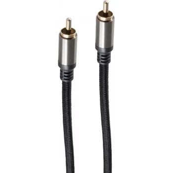 Kabel audio RCA ShiverPeaks BS20-40025 1 m czarny