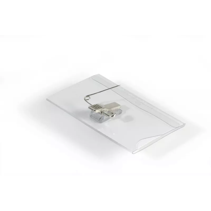 Trwała plakietka z PVC z zapięciem Combi Clip Durable 8101-19