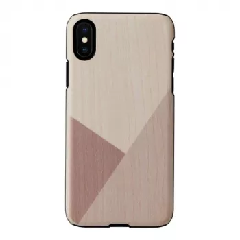 Etui na smartfona man and wood do iPhone X/XS — tulip Czarny