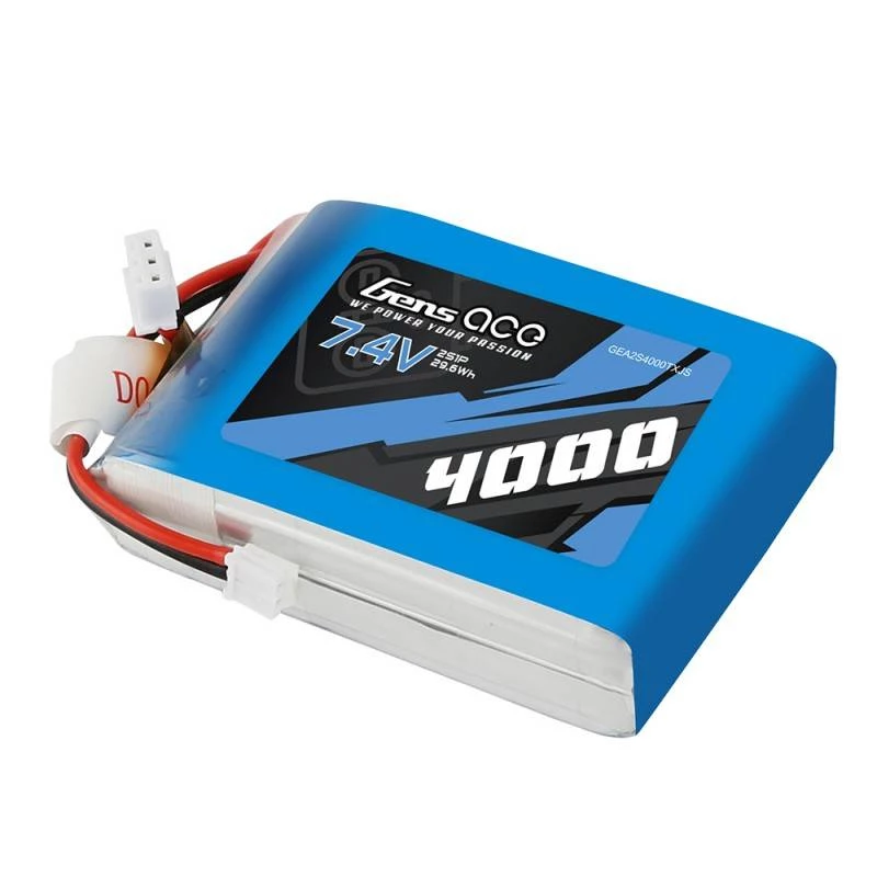 Bateria LiPo Gens Ace 4000mAh 7.4V 1C