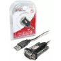 Przewód szeregowy UNITEK Y-105 Czarny 1,5 m USB Type-A DB-9