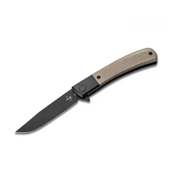 Nóż składany BOKER PLUS Modern Gentleman 01BO931 — składane ostrze, stalowa rękojeść