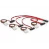 DeLOCK - Wewnętrzny kabel SAS (Serial Attached SCSI) - 4-torowy - 36 pin 4i Mini MultiLane - Wewnętrzne zasilanie, 4-pin, wewnętrzny SAS, 29-pin (SFF-8482) - 50 cm (83059)