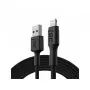 Kabel Lightning zielony Cell KABGC18 — 2 m, Lightning na USB-A, czarny
