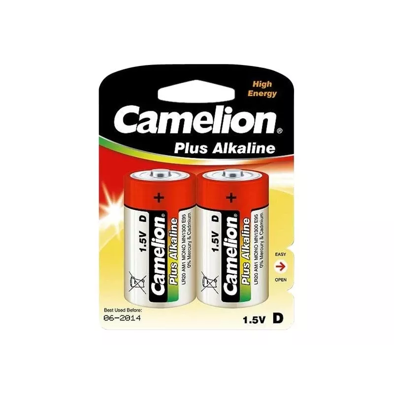 Camelion | D/LR20 | Plus Alkaline | 2 szt.