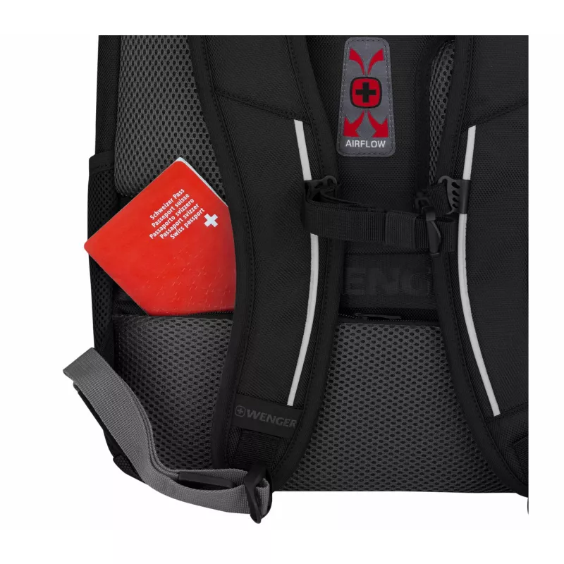 Wenger Carbon Pro plecak biznesowy z kieszenią na laptopa 15.6 i kieszenią na tablet czarny (653129)