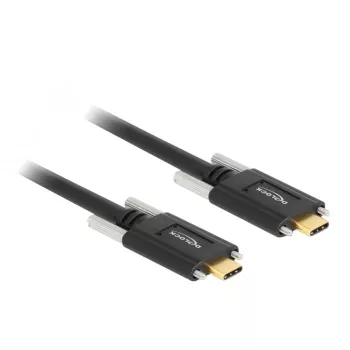Kabel USB DeLOCK 83720 USB 3.2 Gen 2 1m USB C Czarny
