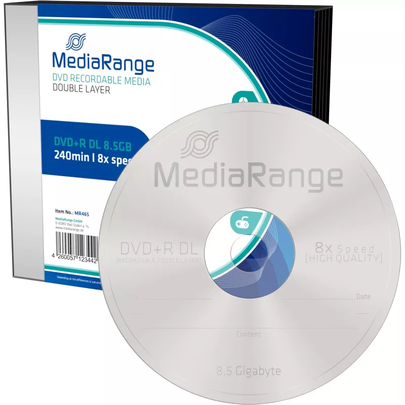 DVD+R DL MediaRange MR465 8.5 GB 5 szt.