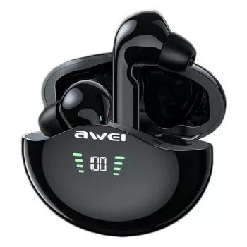 Słuchawki Awei T12P Bluetooth 5.3 TWS czarne