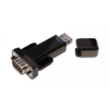 Przejściówka Microconnect USBADB9M USB 2.0 Szeregowy Czarny
