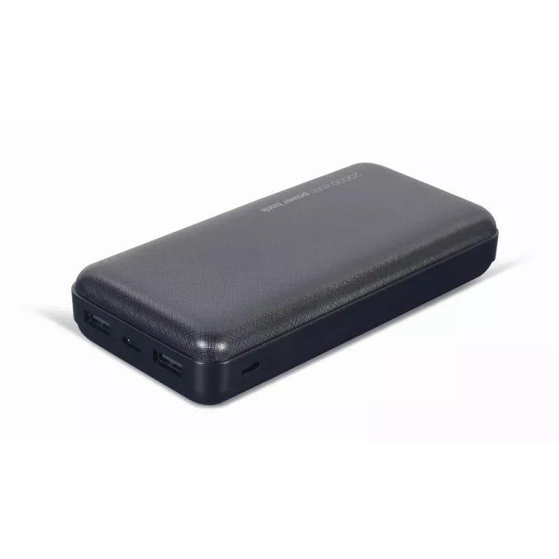 Gembird PB20-02 power bank Litowo-polimerowy (LiPo) 20000 mAh Czarny
