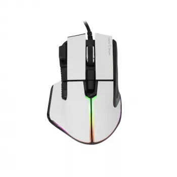 biały Shark GM-9006 MARROK Biały RGB / 12.000 dpi