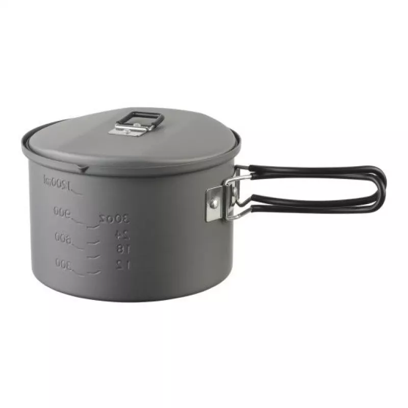 ESBIT PT1600HA naczynie turystyczne Garnek 1,6 L Aluminium, Czarny