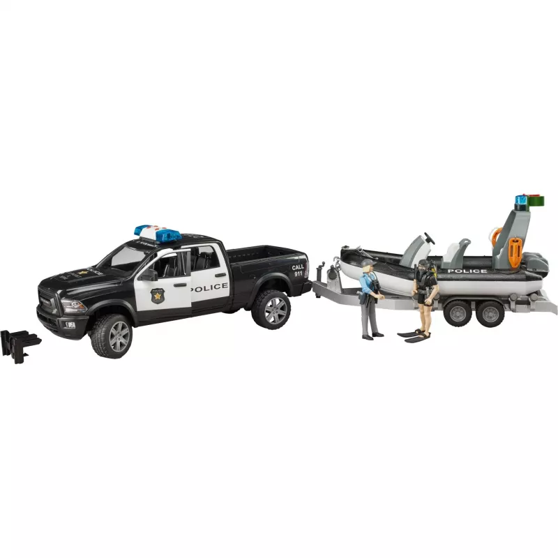 Dodge RAM 2500 Pickup policyjny z łodzią