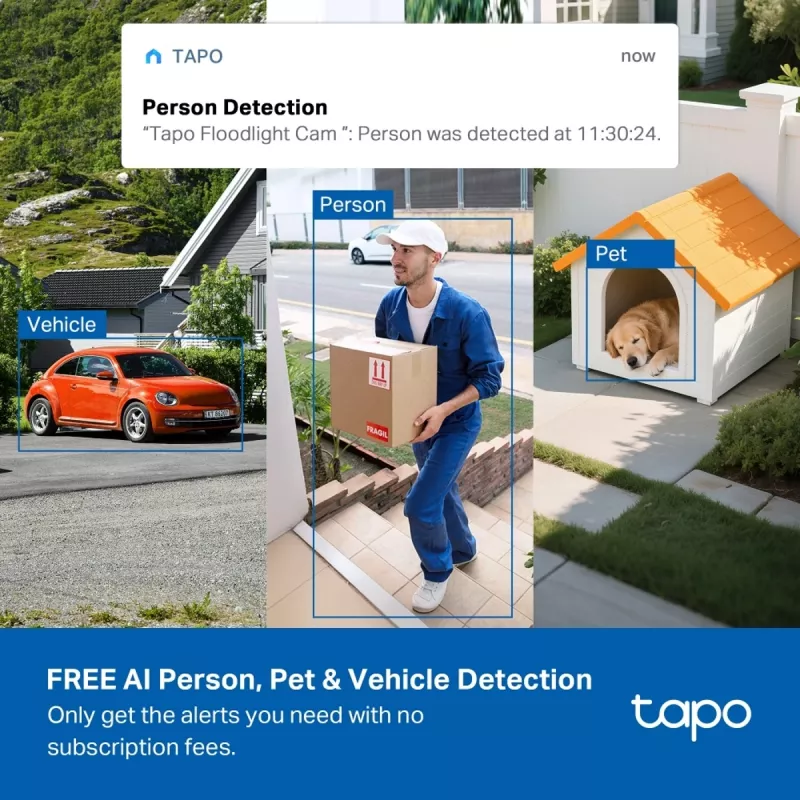 TP-Link TAPO C615F KIT kamera bezpieczeństwa Kopułkowa kamera IP bezpieczeństwa Zewnętrzna 2304 x 1296 pikseli Sufit/Ściana/Słup
