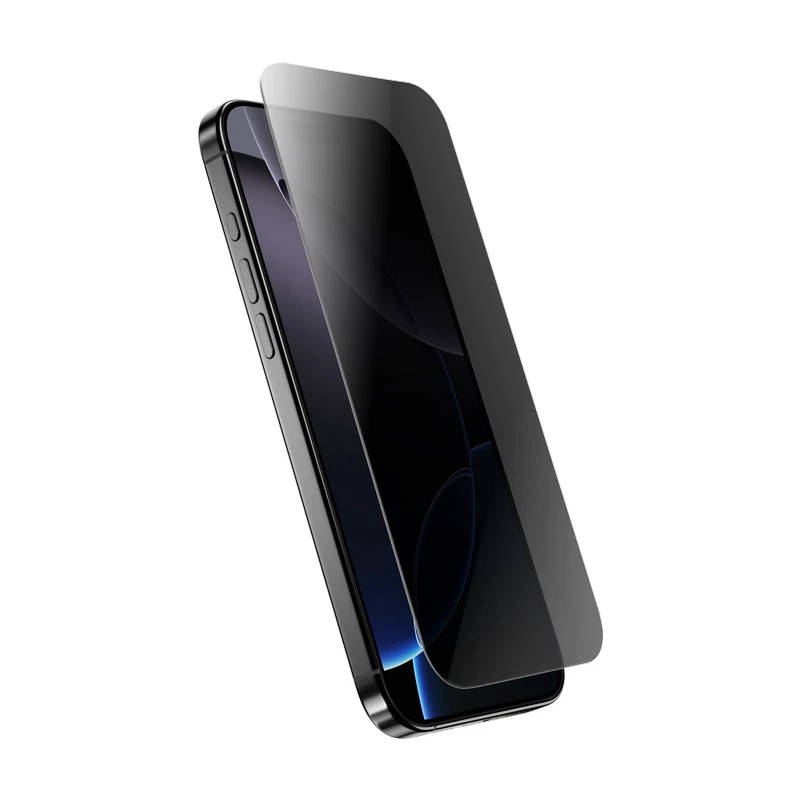 Hartowane szkło prywatności Crong do iPhone 16 Pro — przeciwodblaskowe, odporne na zarysowania