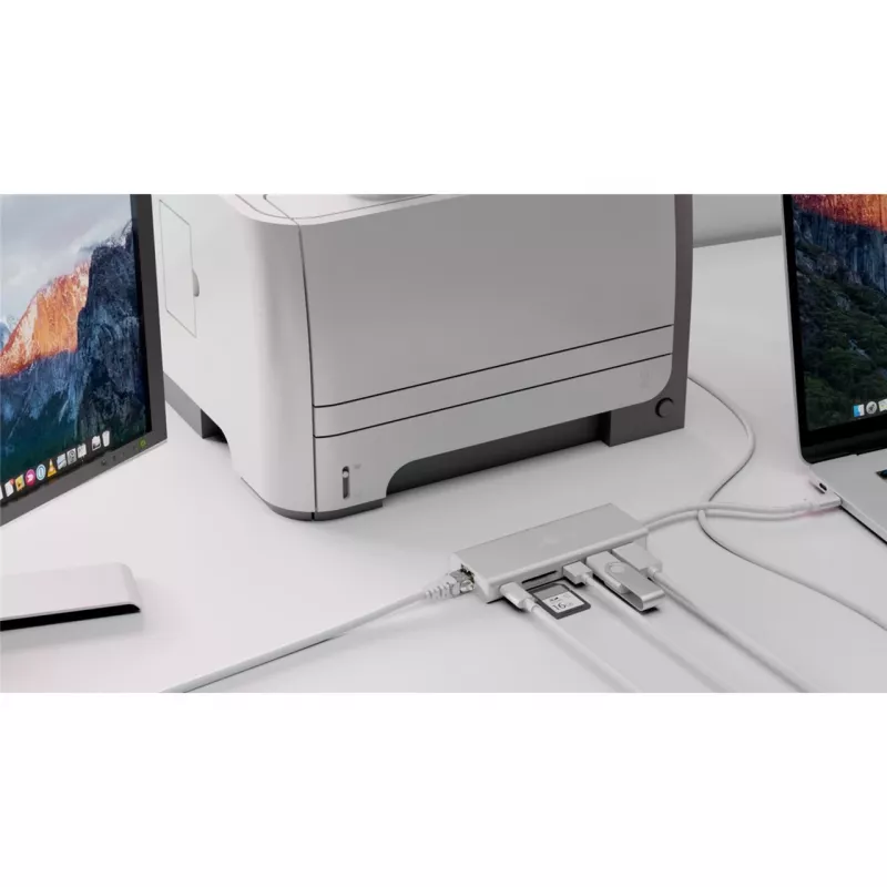 Wentronic goobay - Stacja dokująca - (USB-C) - 10Mb LAN (76788)