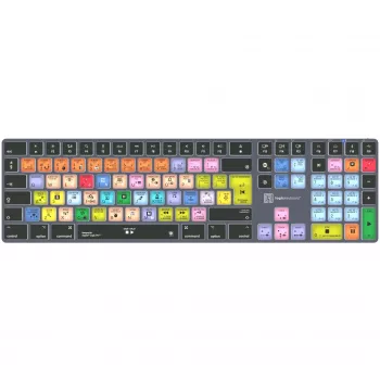 klawiatura LogicKeyboard Apple Logic Pro X2 Titan DE Mac — LKB-LOGXP2-TM-DE, układ niemiecki
