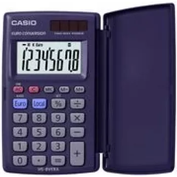 Kalkulator finansowy Casio HS-8VERA kieszonkowy 8 cyfr niebieski