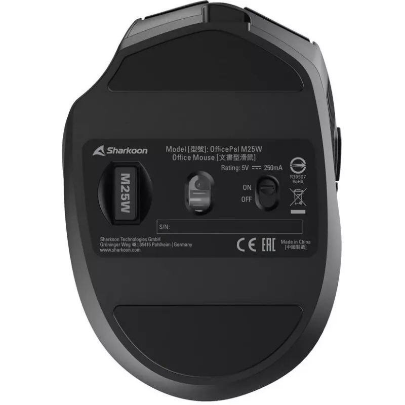 Sharkoon OfficePal M25W Czarny