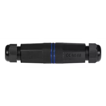 LogiLink IP68 Outdoor-Enclosure for Keystone Module and Couplers, tworzywo sztuczne, poliamid, czarny, IP68, 140 mm, 36 mm, 36 mm