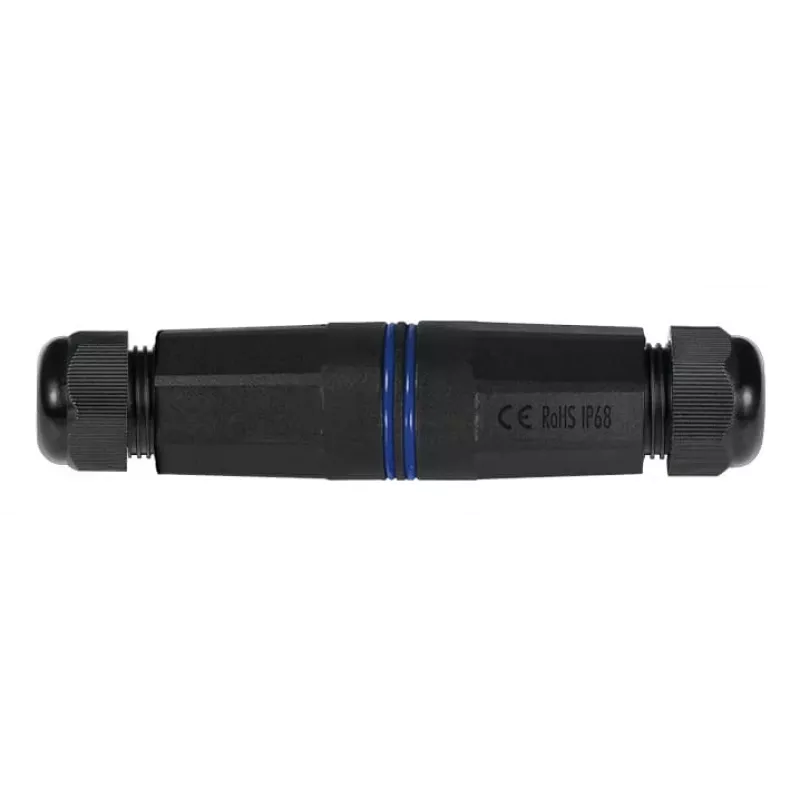 LogiLink IP68 Outdoor-Enclosure for Keystone Module and Couplers, tworzywo sztuczne, poliamid, czarny, IP68, 140 mm, 36 mm, 36 mm