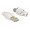 Złącze przewodowe DeLOCK 86415 RJ-45 biały