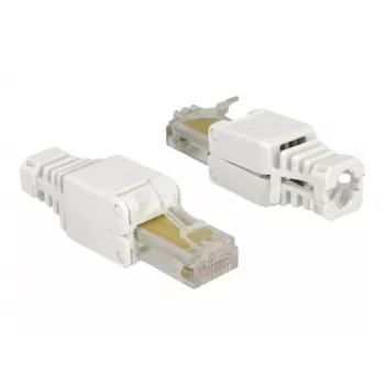 Złącze przewodowe DeLOCK 86415 RJ-45 biały