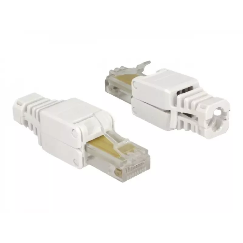 Złącze przewodowe DeLOCK 86415 RJ-45 biały