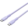 Kabel CANYON OnWire 60CL C-C 60W COLOR Pleciony 1m Fioletowy