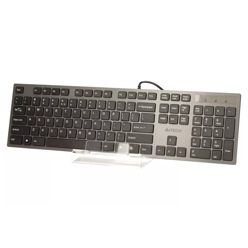 Klawiatura A4Tech KV-300H USB QWERTY Czarno-Szara