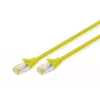 Kabel sieciowy Digitus CAT 6A S/FTP RJ-45 Cat6a 7 m żółty
