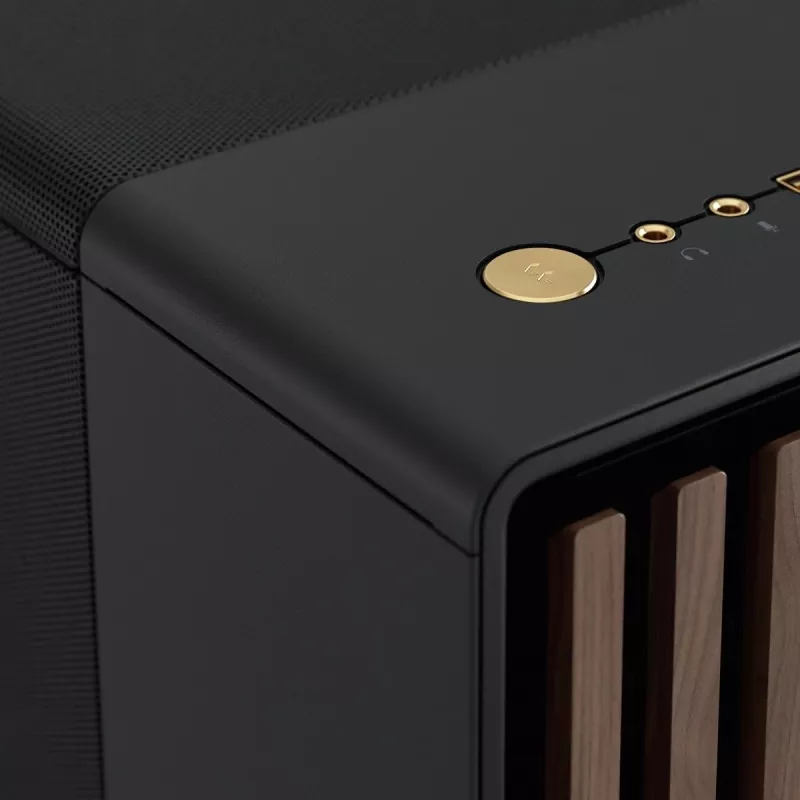 Fractal Design North Charcoal Czarny Mesh Mid Tower Case - Czarny